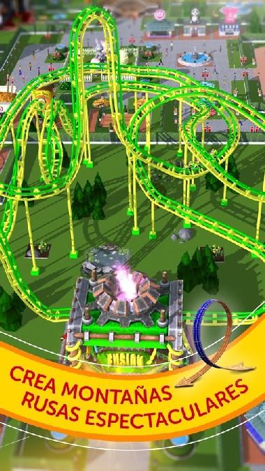 RollerCoaster Tycoon Touch APK MOD imagen 2
