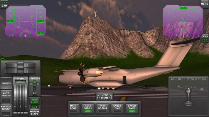 Turboprop Flight Simulator 3D APK MOD imagen 1