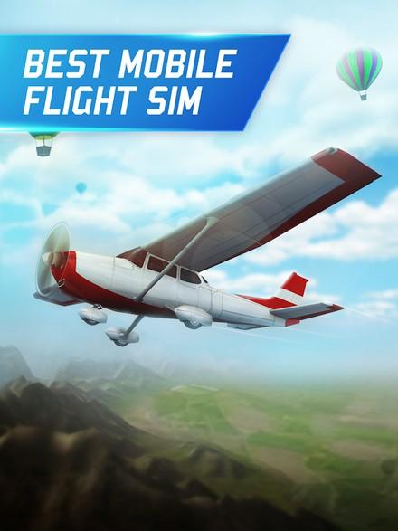 Flight Pilot Simulator 3D Free APK MOD imagen 2