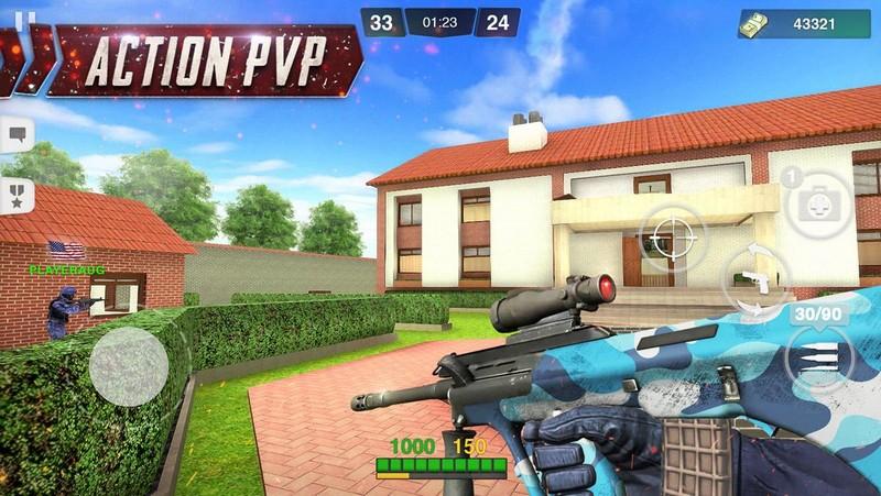 Special Ops Gun Shooting - Online FPS War Game APK MOD imagen 1
