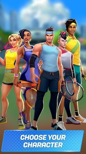 Tennis Clash 3D Free Multiplayer Sports Games APK MOD Imagen 2