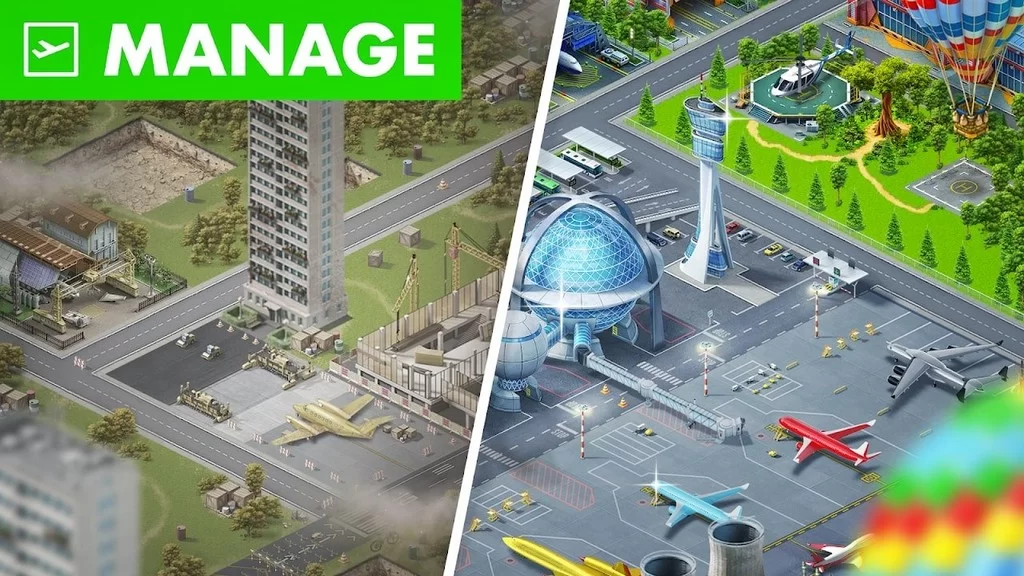 Airport City MOD APK - Gameplay