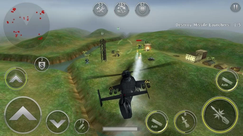 Gunship Battle: Helicopter 3D APK - Muchas misiones