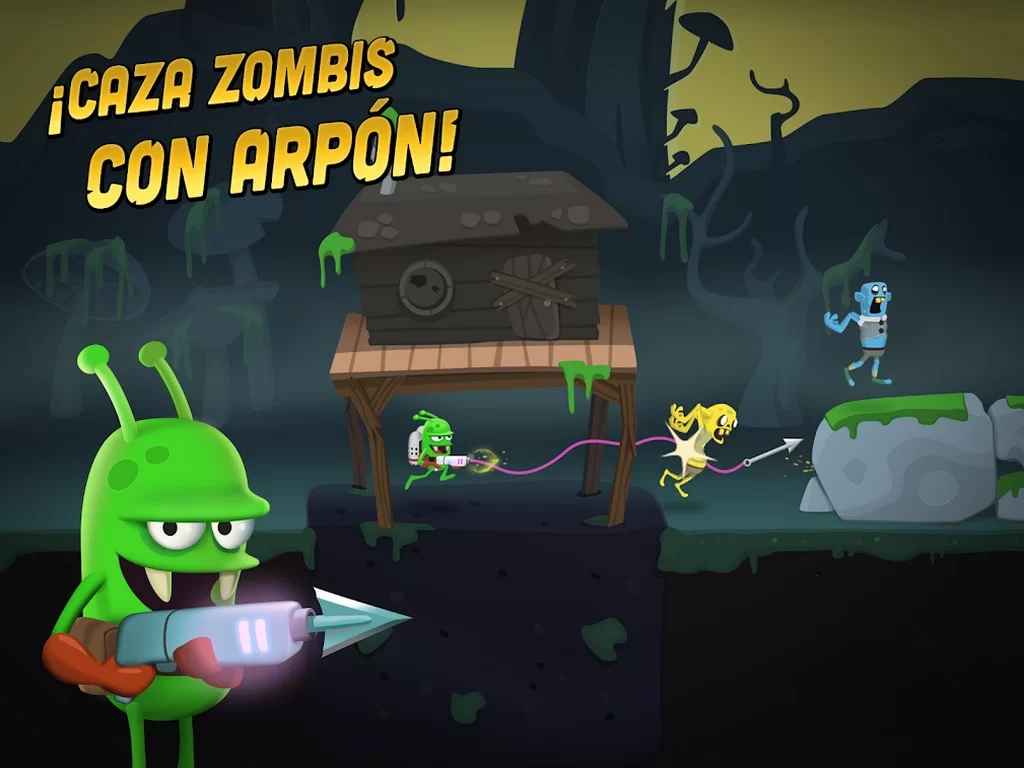 Zombie Catchers MOD APK - Caza zombis con arpón